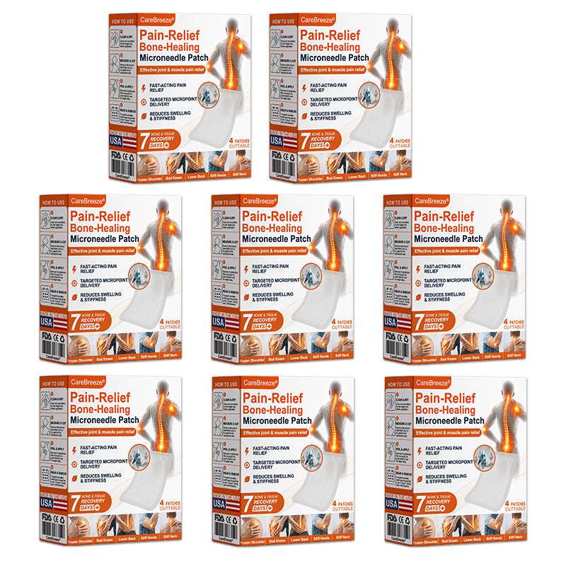 🦵✅🇺🇸 CareBreeze® Pain-Relief Bone-Healing Microneedle Patch(🧑⚕️Reducing joint swelling, pain, stiffness, redness, warmth, soreness, and joint fatigue)