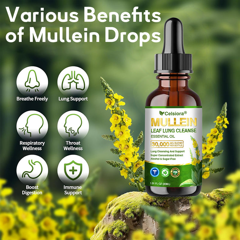 💝✅𝐔𝐒 𝐎𝐟𝐟𝐢𝐜𝐢𝐚𝐥 𝐒𝐭𝐨𝐫𝐞|𝐂𝐞𝐥𝐬𝐢𝐨𝐫𝐚® 𝐎𝐫𝐠𝐚𝐧𝐢𝐜 𝐌𝐮𝐥𝐥𝐞𝐢𝐧 𝐋𝐞𝐚𝐟 𝐋𝐮𝐧𝐠 𝐂𝐥𝐞𝐚𝐧𝐬𝐞 𝐄𝐬𝐬𝐞𝐧𝐭𝐢𝐚𝐥 𝐎𝐢𝐥 (💖Cough, wheezing, shortness of breath, sputum, stuffy nose, bronchitis, bronchitis, allergy symptoms, lung discomfort💝)
