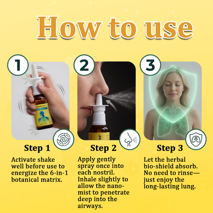 🫁🐝✅US Official Store:CareBreeze® 6-in-1 Herbal BeePropolis Lung Cleanse Spray（👨‍⚕️Directly acts on COPD, asthma, chronic bronchitis (CB), respiratory infections, lung cancer, sinusitis, and other conditions）