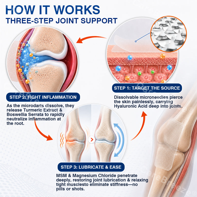 ✅🇺🇸 CareBreeze® Pain-Relief Bone-Healing Microneedle Patch