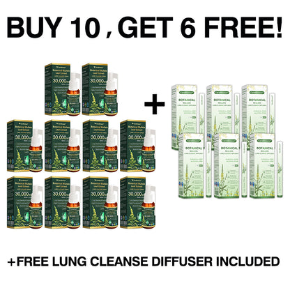 ⚡⚡✅US Official Store:CareBreeze® Botanical Mullein Leaf Extract Lung Cleanse Spray（👨‍⚕️Directly acts on COPD, asthma, chronic bronchitis (CB), respiratory infections, lung cancer, sinusitis, and other conditions）