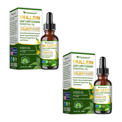 💝✅𝐔𝐒 𝐎𝐟𝐟𝐢𝐜𝐢𝐚𝐥 𝐒𝐭𝐨𝐫𝐞|𝐂𝐞𝐥𝐬𝐢𝐨𝐫𝐚® 𝐎𝐫𝐠𝐚𝐧𝐢𝐜 𝐌𝐮𝐥𝐥𝐞𝐢𝐧 𝐋𝐞𝐚𝐟 𝐋𝐮𝐧𝐠 𝐂𝐥𝐞𝐚𝐧𝐬𝐞 𝐄𝐬𝐬𝐞𝐧𝐭𝐢𝐚𝐥 𝐎𝐢𝐥 (💖Cough, wheezing, shortness of breath, sputum, stuffy nose, bronchitis, bronchitis, allergy symptoms, lung discomfort💝)