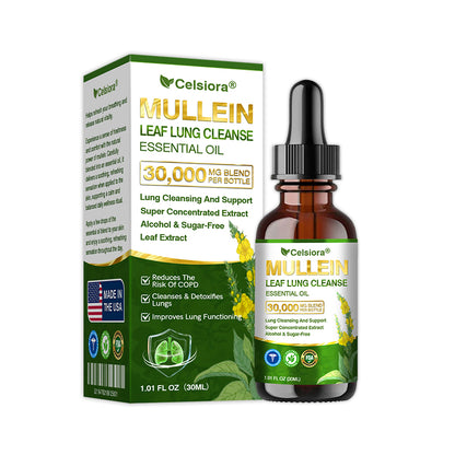 💝✅𝐔𝐒 𝐎𝐟𝐟𝐢𝐜𝐢𝐚𝐥 𝐒𝐭𝐨𝐫𝐞|𝐂𝐞𝐥𝐬𝐢𝐨𝐫𝐚® 𝐎𝐫𝐠𝐚𝐧𝐢𝐜 𝐌𝐮𝐥𝐥𝐞𝐢𝐧 𝐋𝐞𝐚𝐟 𝐋𝐮𝐧𝐠 𝐂𝐥𝐞𝐚𝐧𝐬𝐞 𝐄𝐬𝐬𝐞𝐧𝐭𝐢𝐚𝐥 𝐎𝐢𝐥 (💖Cough, wheezing, shortness of breath, sputum, stuffy nose, bronchitis, bronchitis, allergy symptoms, lung discomfort💝)