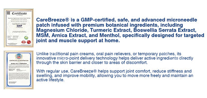 ✅🇺🇸 CareBreeze® Pain-Relief Bone-Healing Microneedle Patch