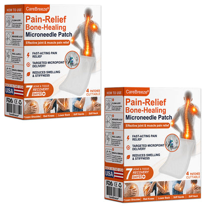🦵✅🇺🇸 CareBreeze® Pain-Relief Bone-Healing Microneedle Patch(🧑‍⚕️Reducing joint swelling, pain, stiffness, redness, warmth, soreness, and joint fatigue)