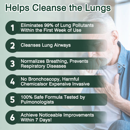 ⚡⚡✅US Official Store:CareBreeze® Botanical Mullein Leaf Extract Lung Cleanse Spray（👨‍⚕️Directly acts on COPD, asthma, chronic bronchitis (CB), respiratory infections, lung cancer, sinusitis, and other conditions）
