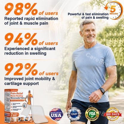 🦵✅🇺🇸 CareBreeze® Pain-Relief Bone-Healing Microneedle Patch(🧑‍⚕️Reducing joint swelling, pain, stiffness, redness, warmth, soreness, and joint fatigue)