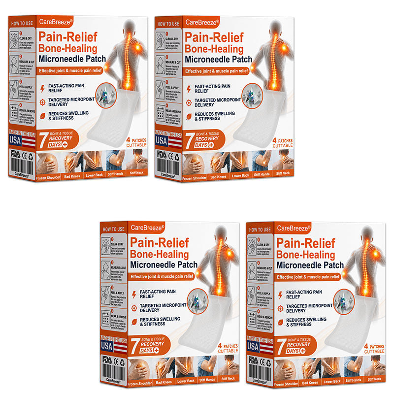 🦵✅🇺🇸 CareBreeze® Pain-Relief Bone-Healing Microneedle Patch(🧑‍⚕️Reducing joint swelling, pain, stiffness, redness, warmth, soreness, and joint fatigue)