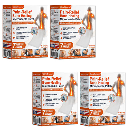 🦵✅🇺🇸 CareBreeze® Pain-Relief Bone-Healing Microneedle Patch(🧑‍⚕️Reducing joint swelling, pain, stiffness, redness, warmth, soreness, and joint fatigue)