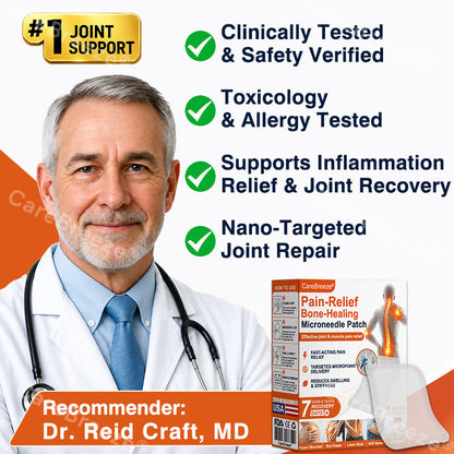 🦵✅🇺🇸 CareBreeze® Pain-Relief Bone-Healing Microneedle Patch(🧑‍⚕️Reducing joint swelling, pain, stiffness, redness, warmth, soreness, and joint fatigue)