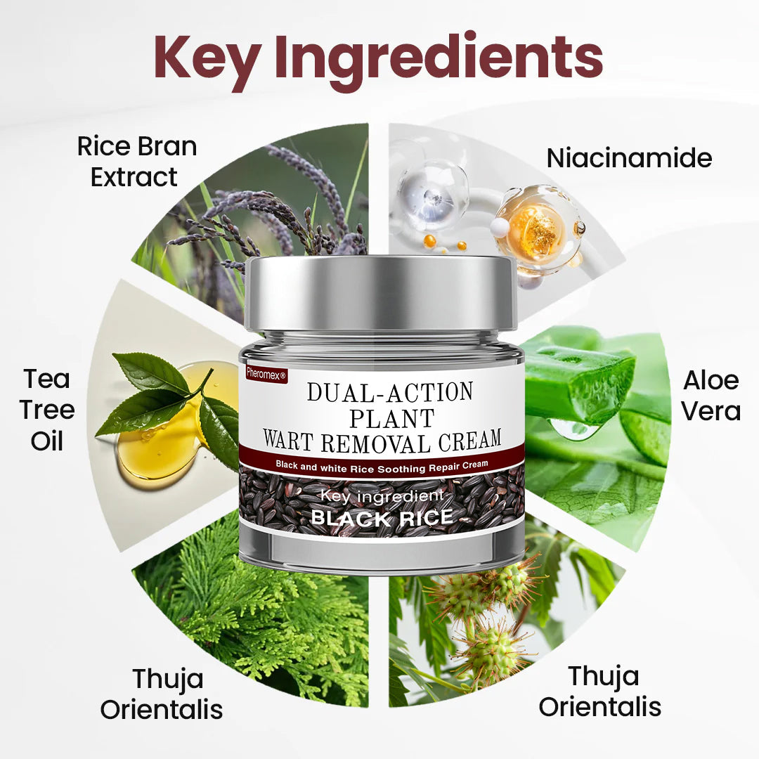 🐵✅US Owned and Operated：Pheromex®Dual-Action Plant Wart Removal Cream（👨‍⚕️Skin Tags,Acne,Hyperpigmentation,Eczema,Psoriasis,Rosacea,Warts)