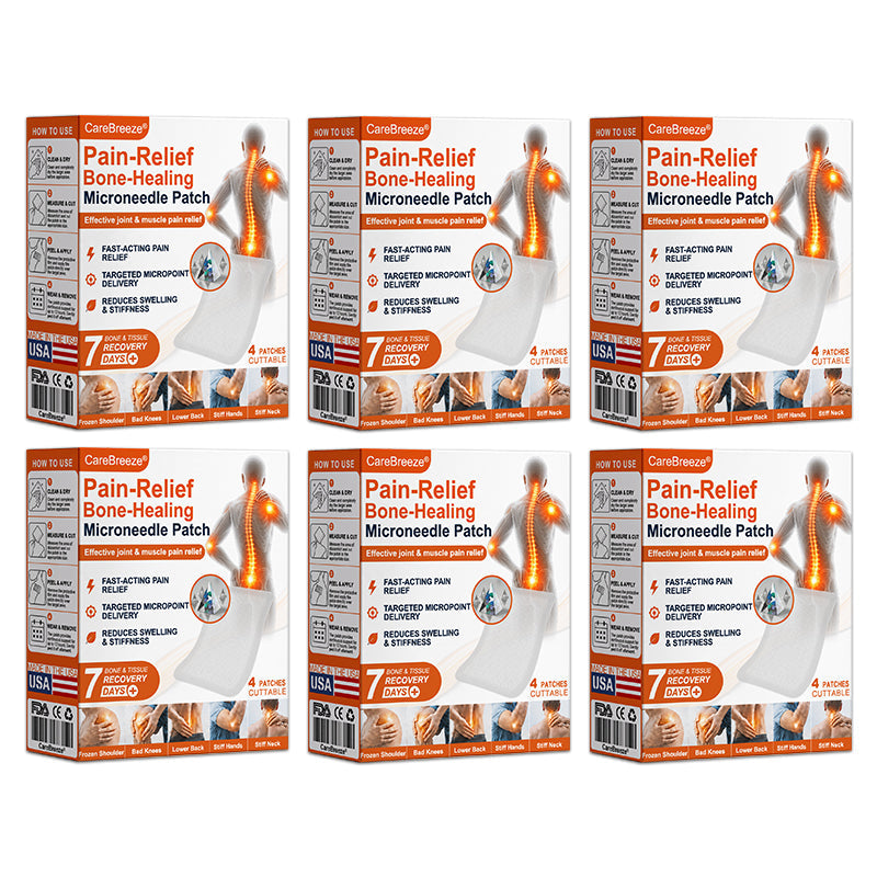 🦵✅🇺🇸 CareBreeze® Pain-Relief Bone-Healing Microneedle Patch(🧑‍⚕️Reducing joint swelling, pain, stiffness, redness, warmth, soreness, and joint fatigue)