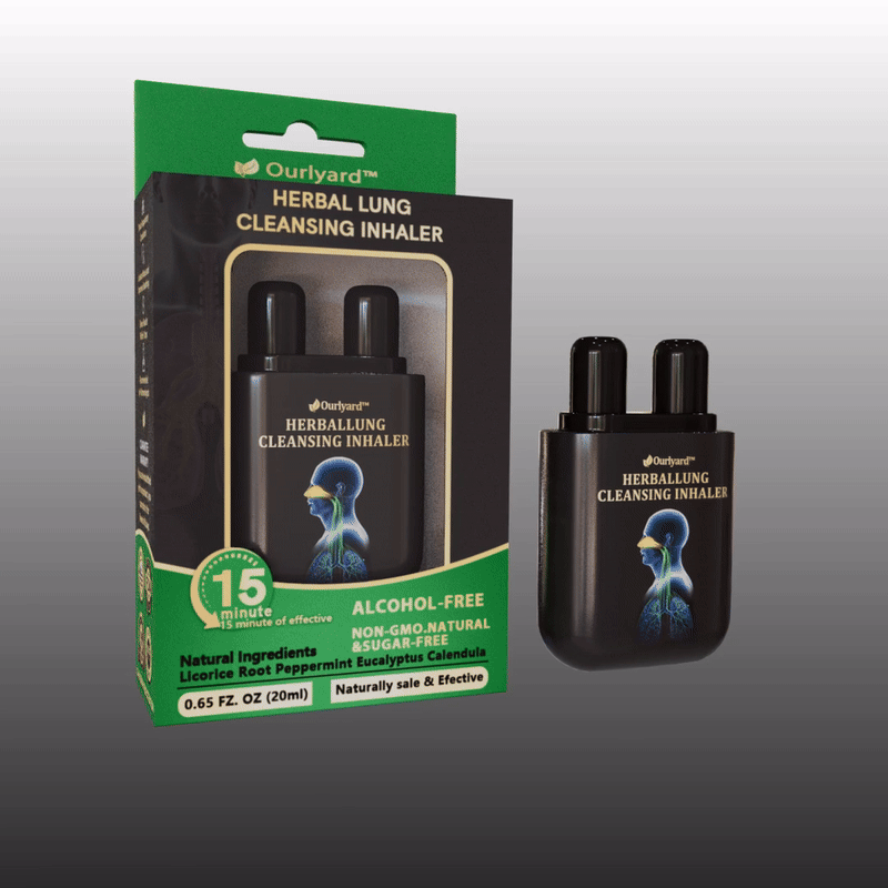 🦙✅Official Store|Ourlyard™ Herbal Lung Cleansing Inhaler(💝 Cough, wheezing, shortness of breath, sputum, stuffy nose, bronchitis, bronchitis, allergy symptoms, lung discomfort💝)