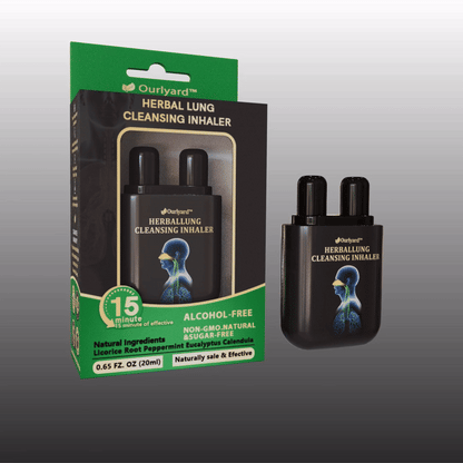 🦙✅Official Store|Ourlyard™ Herbal Lung Cleansing Inhaler(💝 Cough, wheezing, shortness of breath, sputum, stuffy nose, bronchitis, bronchitis, allergy symptoms, lung discomfort💝)